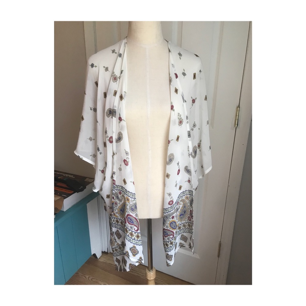 Sheer White Cardigan